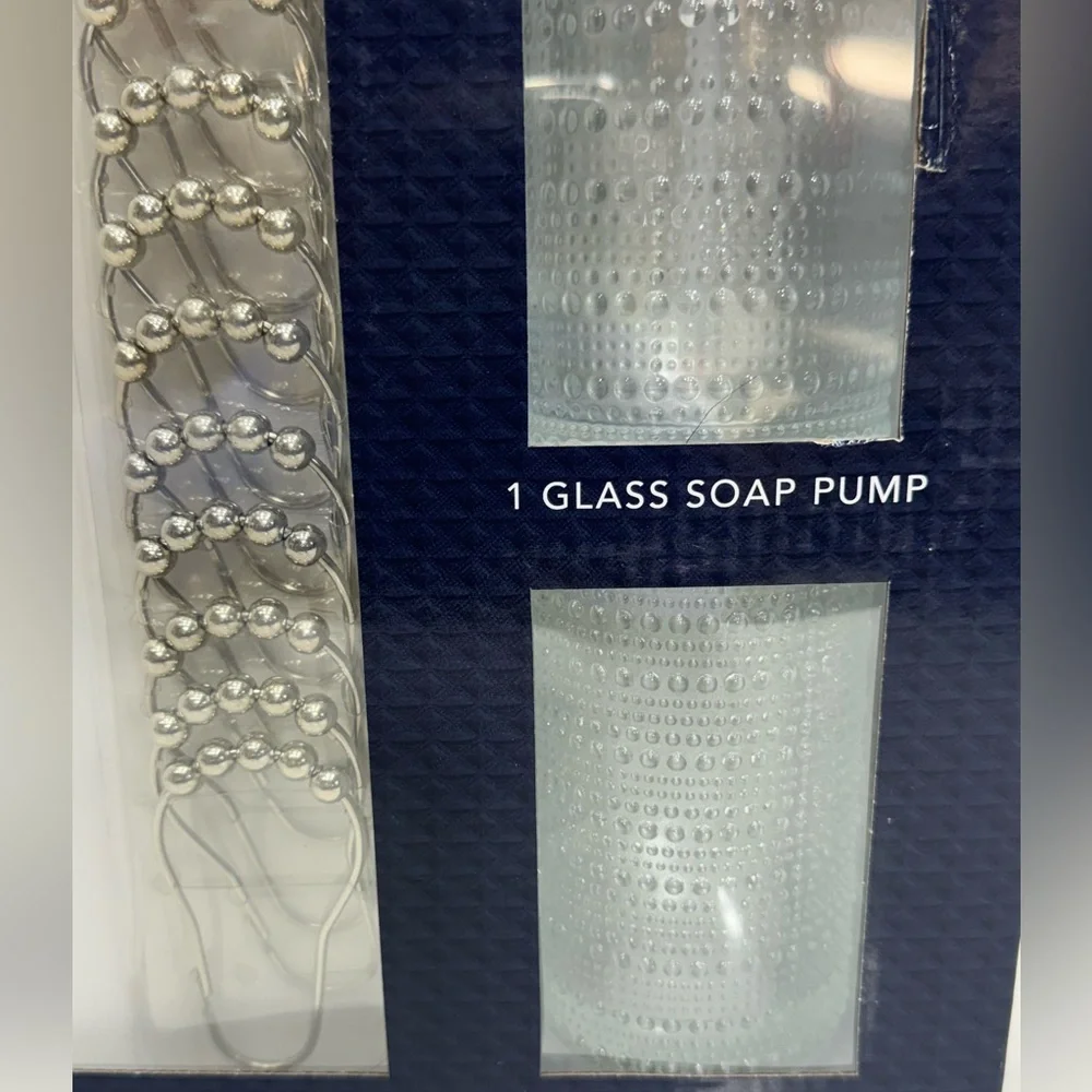 Nueva Spa 5 piece Bath Set Nave Blue New
